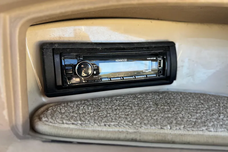 Slide: The Image of Kenwood stereo system in 2005 Chaparral 210 SSi boat interior. - 28