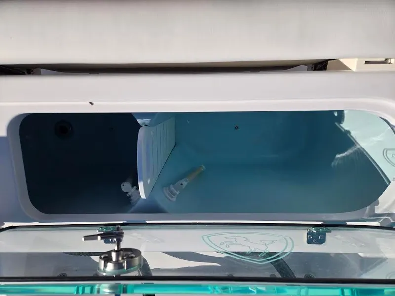 Slide: The Image of Interior view of a 2024 Century 3200 boat cooler. - 9