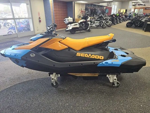 Slide: The Image of 2026 Sea-Doo Spark Trixx for 3 in showroom. - 5