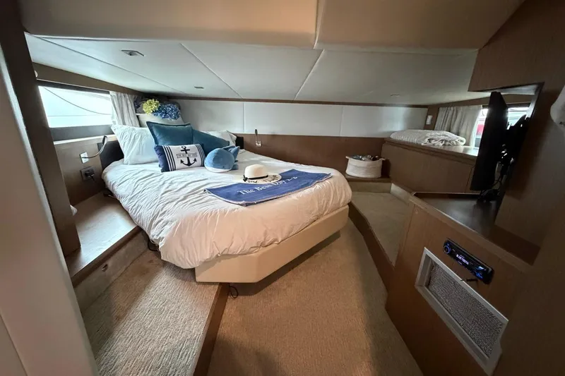 Slide: The Image of Outdoor kitchen on 2019 Absolute 40 SLT yacht with grill and sink by the water. - 14