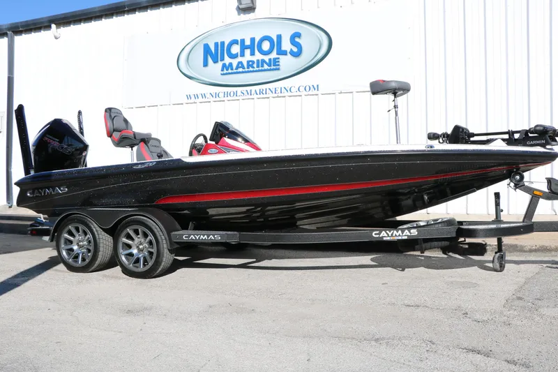 The Image of 2025 Caymas CX 20 PRO boat on trailer at Nichols Marine dealership. - 1