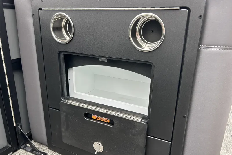 Slide: The Image of Interior compartment of 2026 Viaggio Lago Z-Q with dual circular vents. - 27