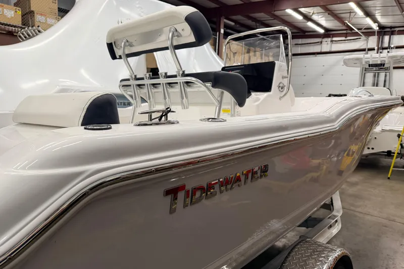 Slide: The Image of 2026 Tidewater 180 CC Adventure boat promotion with contact for personalized quote and discounts. - 1