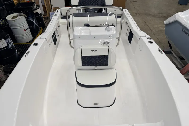Slide: The Image of 2026 Tidewater 180 CC Adventure boat on trailer, showcasing brand logo. - 3