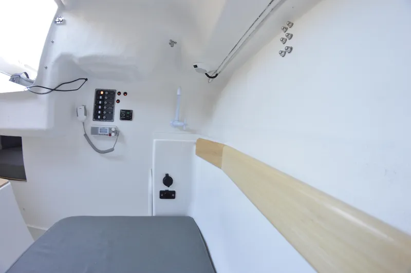 Slide: The Image of 2024 Zonda Z24 Base Model interior cabin with control panel and seating area. - 27