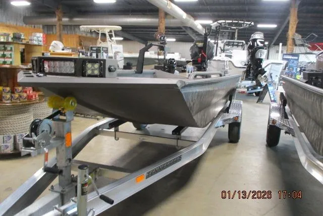 Slide: The Image of 2026 Reaper Boats 656 MUD BOAT interior with spacious deck and modern design. - 1