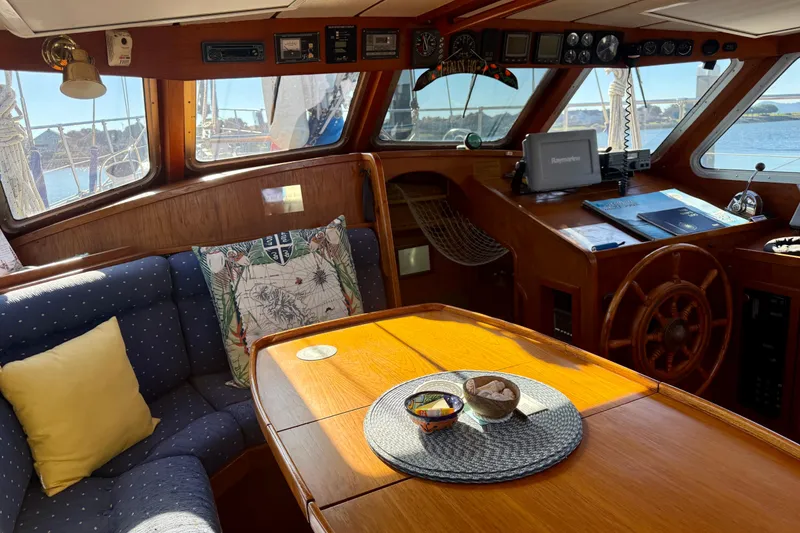 Slide: The Image of A comfortable place to spend a long day underway! - 24