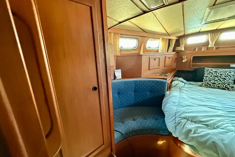 Slide: The Image of Cozy owners stateroom cabin seating. - 36