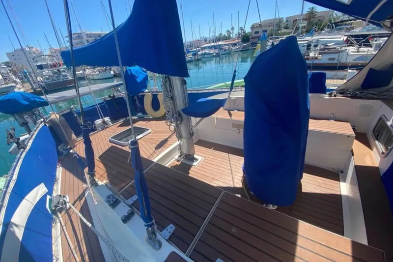 Slide: The Image of The comfortable and spacious aft deck is easy to navigate - 5