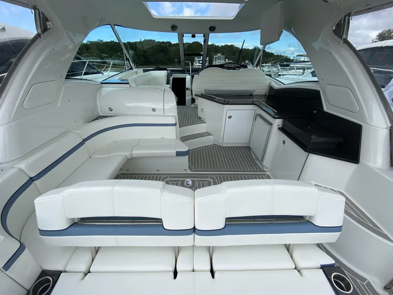 Slide: The Image of Interior of a luxurious 2018 Formula 45 Yacht. - 11