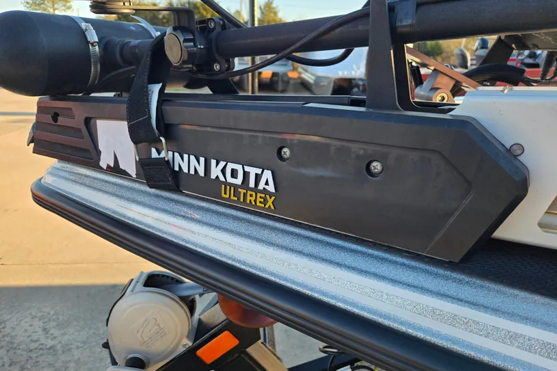 Slide: The Image of Minn Kota Ultrex motor mounted on a 2020 Phoenix 921 Elite boat. - 23
