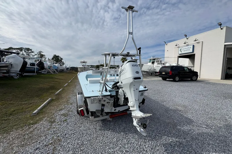 Slide: The Image of 2024 East Cape EVO 18 boat with Suzuki engine at Grander Marine dealership. - 15