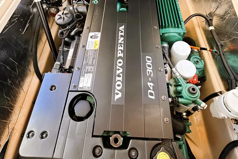 Slide: The Image of Volvo Penta D4-300 engine in 2019 Ranger Tugs R-29 CB boat. - 30