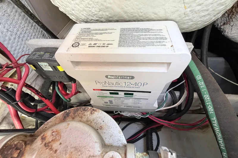 Slide: The Image of Electrical system of a 2006 Grady-White Sailfish 282 with ProMariner ProNautic charger. - 204