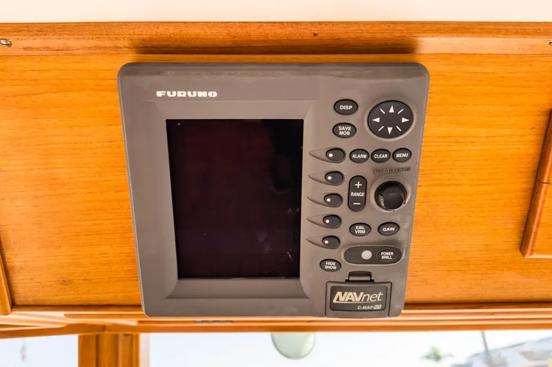 Slide: The Image of Furuno NAVnet display on 1984 Grand Banks 42 Classic yacht. - 29