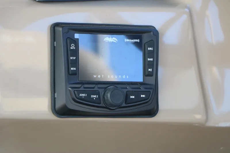 Slide: The Image of 2026 Sylvan L3 RLZ audio system display with Wet Sounds interface. - 34