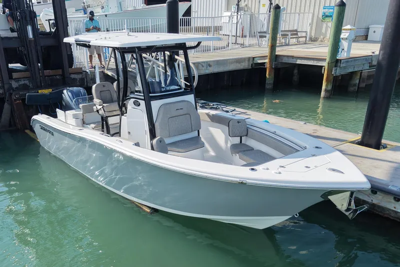 The Image of 2023 Sea Pro 239 Deep V CC boat at dock. - 0