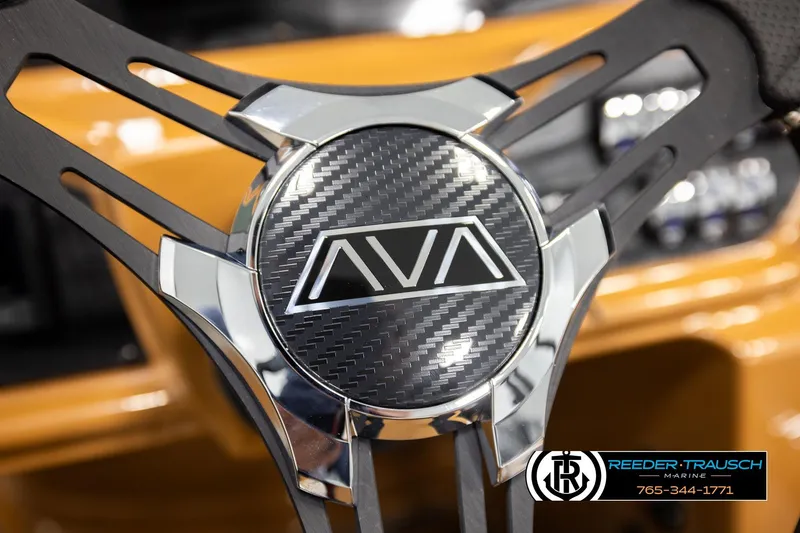 Slide: The Image of Close-up of 2026 Avalon LSZ ELW steering wheel with carbon fiber design. - 30
