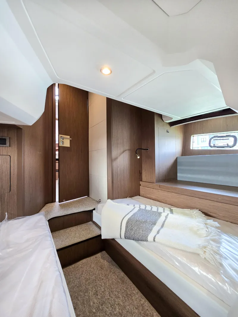 Slide: The Image of Luxurious interior cabin of 2019 Beneteau Gran Turismo 40 yacht. - 12