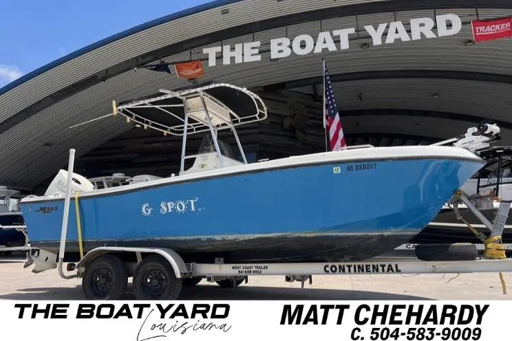 The Image of 1999 Mako 221 Center Console boat on trailer at The Boat Yard, Louisiana. - 0