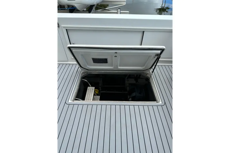 Slide: The Image of Deck Hatch with access to Engine Room and storage - 34