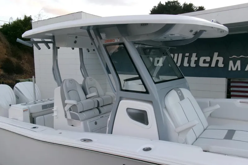 Slide: The Image of 2026 Sea Fox 288 Commander boat with sleek design and modern seating. - 25