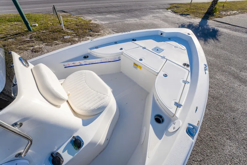 Slide: The Image of 2011 NauticStar 1910 NauticBay boat console with controls and speaker. - 17