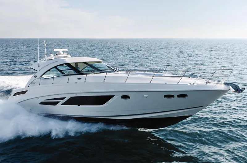 The Image of Manufacturer Provided Image: 2014 Sea Ray 540 Sundancer yacht cruising on open water. - 0