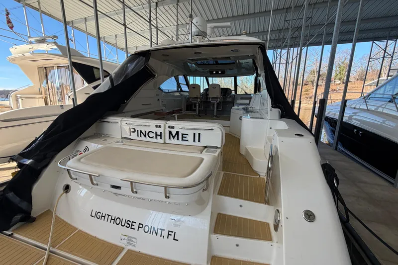 Slide: The Image of 2014 Sea Ray 540 Sundancer yacht docked at Lighthouse Point, FL. - 13