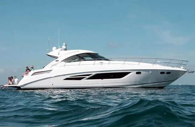 Slide: The Image of Manufacturer Provided Image: 2014 Sea Ray 540 Sundancer yacht cruising on open water. - 6