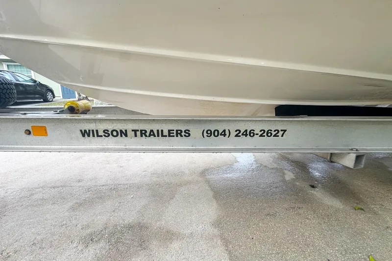 Slide: The Image of Trailer for 2014 Everglades 230 Dual Console boat by Wilson Trailers. - 117