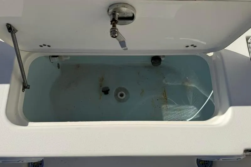 Slide: The Image of Livewell compartment on a 2016 Key West 230 Bay Reef boat. - 45