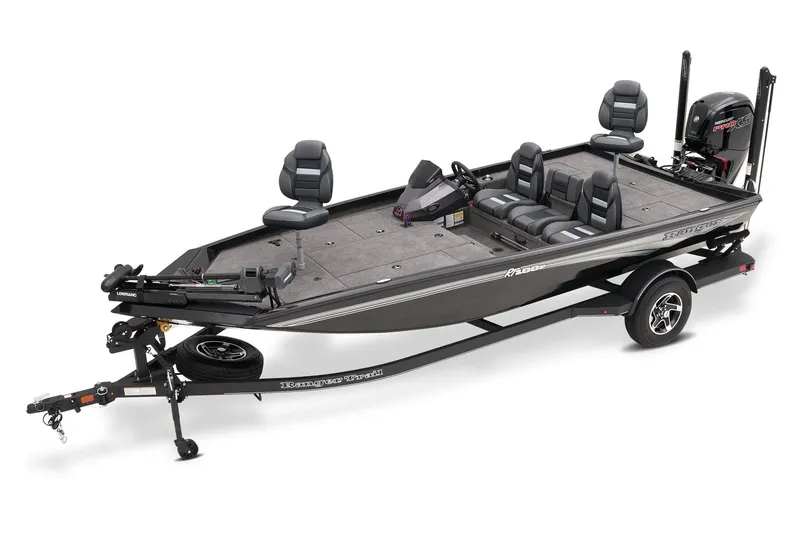The Image of 2026 Ranger RT188P boat on trailer, parked outdoors. - 0