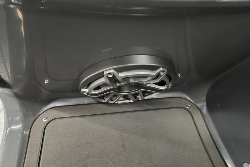 Slide: The Image of Speaker detail on 2026 Godfrey Monaco 235 QSB boat, featuring sleek design and modern finish. - 18