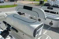 Slide: The Image of 2007 Fountain 38 CC Tournament Edition boat interior with seating and equipment. - 23