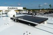 Slide: The Image of 2007 Fountain 38 CC Tournament Edition boat with Garmin equipment on deck. - 28