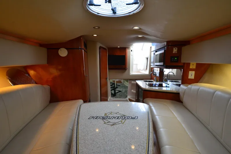 Slide: The Image of Luxurious interior of 2007 Fountain 38 Sportfish Cruiser OB with modern amenities. - 29