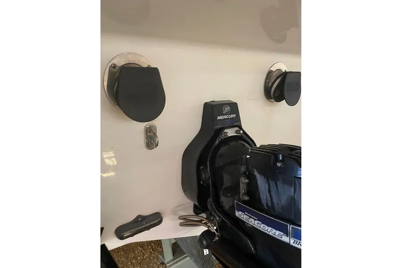 Slide: The Image of 2015 Formula 350 Sun Sport boat with Mercury engine components. - 12