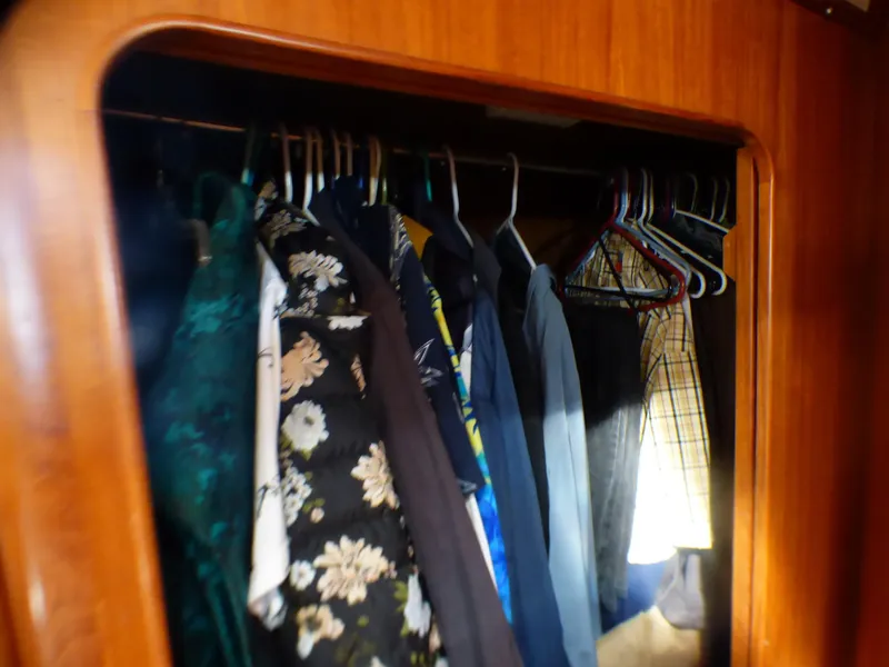 Slide: The Image of Hanging Locker in Aft Cabin - 53