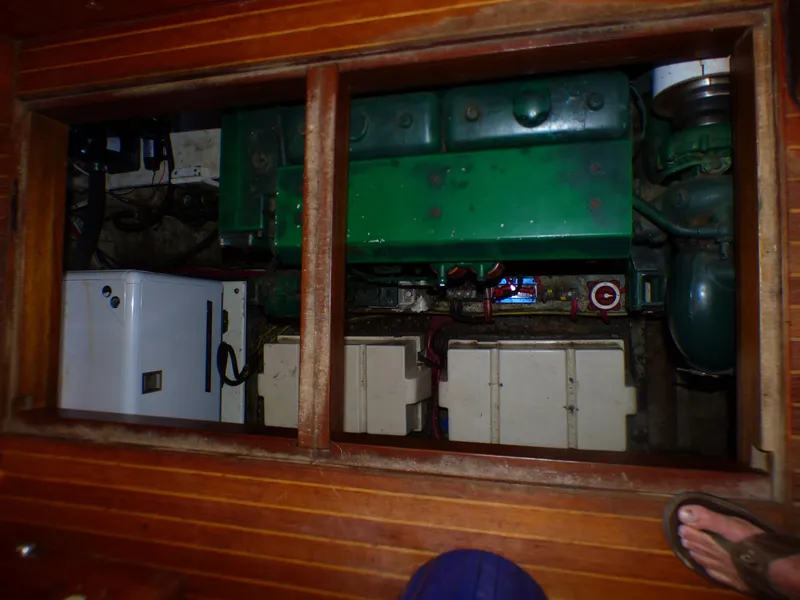 Slide: The Image of Looking into Engine Room from Salon - 73