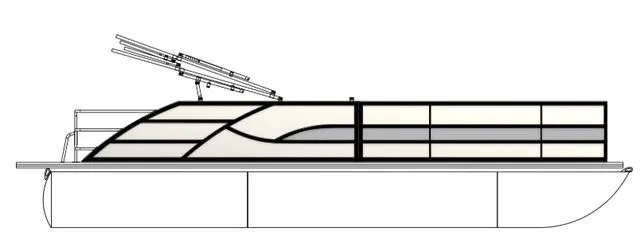 The Image of Bentley Pontoons Legacy 223 Swingback Triple Tube Pkg 2026 - 1