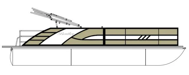 Slide: The Image of Bentley Pontoons Elite 223 Swingback DC Triple Tube Pkg 2026 - 10