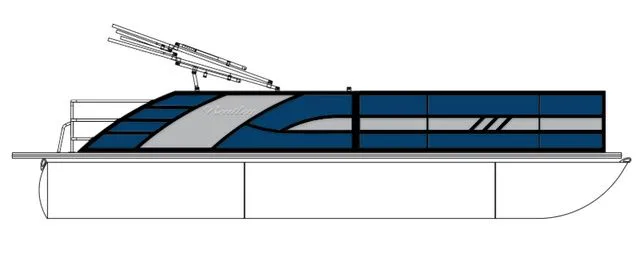 The Image of Bentley Pontoons Elite 223 Swingback DC Triple Tube Pkg 2026 - 1