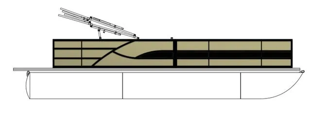 The Image of Bentley Pontoons Legacy 223 Navigator Triple Tube Pkg 2026 - 1