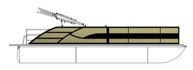 The Image of Bentley Pontoons Legacy 223 Swingback Triple Tube Pkg 2026 - 1