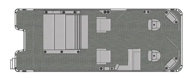 Slide: The Image of Bentley Pontoons Legacy 223 Forward Fish Swingback Sport Tube Pkg 2026 - 12