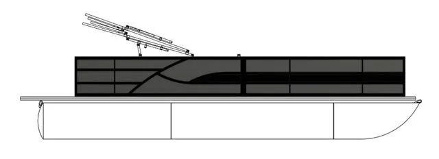 The Image of Bentley Pontoons Legacy 223 Navigator Triple Tube Pkg 2026 - 1