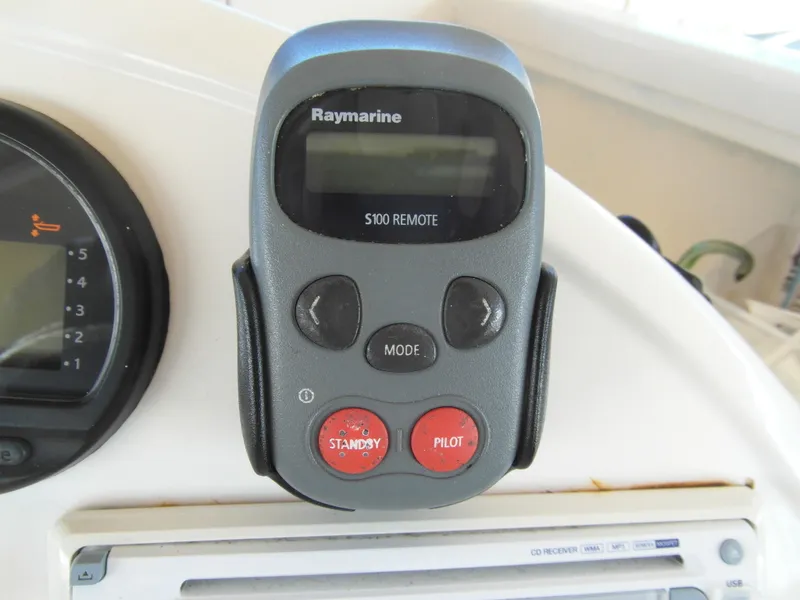 Slide: The Image of Remote control for Raymarine S100 on Trident 40 Passenger Tour Boat, 2005 model. - 18