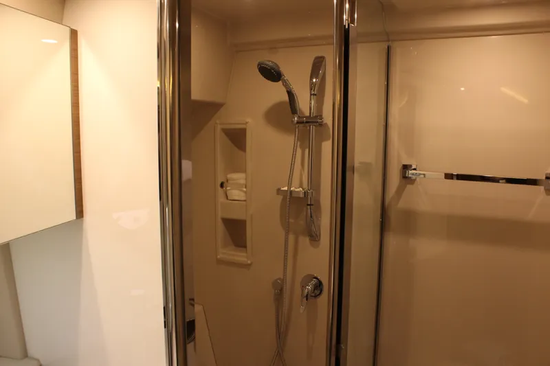 Slide: The Image of Luxurious shower in a 2014 Cruisers Yachts 45 Cantius. - 45