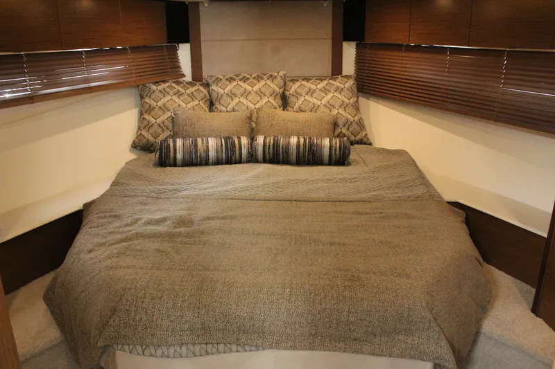 Slide: The Image of Luxurious bedroom in 2014 Cruisers Yachts 45 Cantius model. - 37